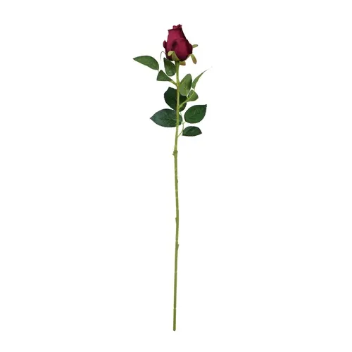 Ruža – vetvička 67 cm dark red K343
